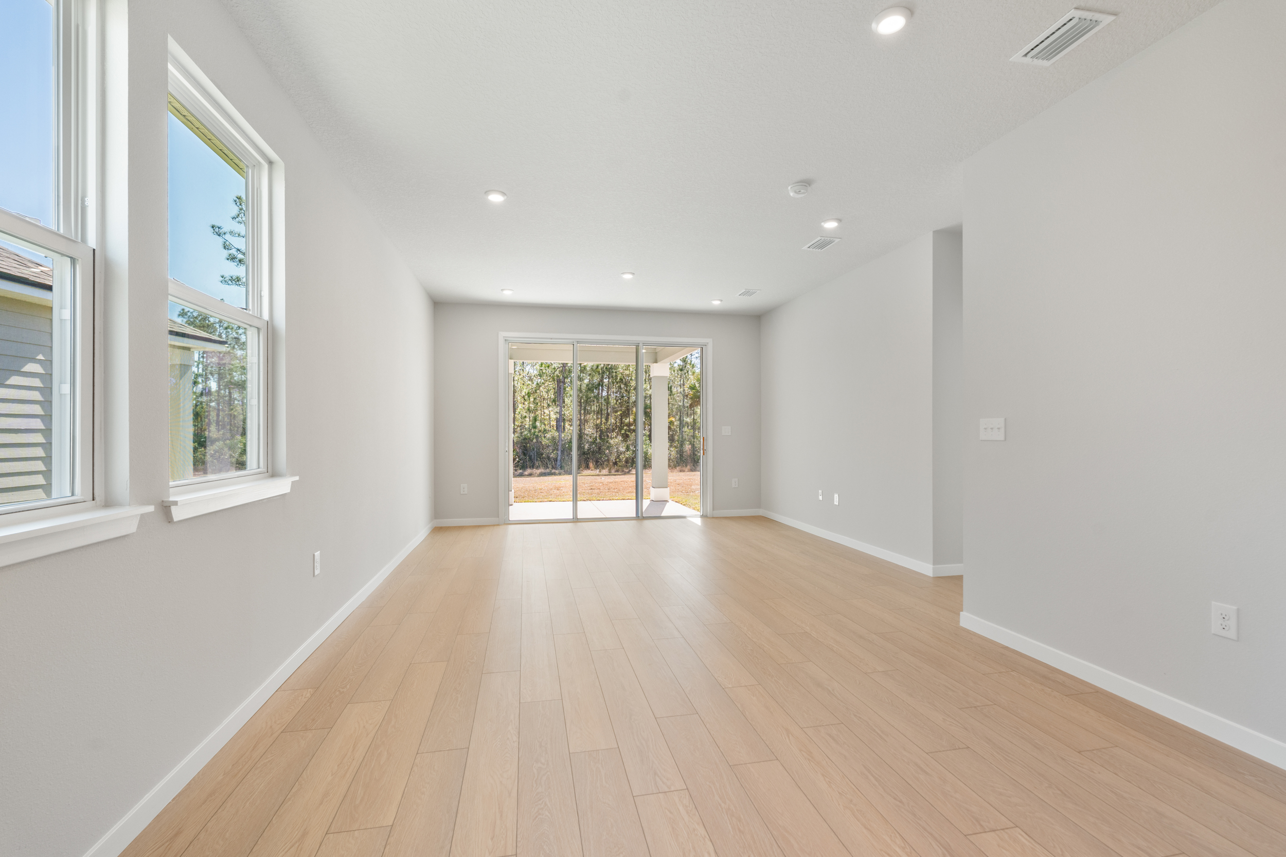 Lot 151 Open Great Room with Dining and Living Area at Seminole Palms