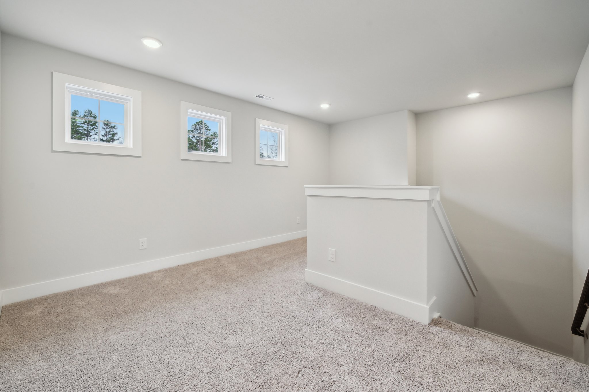 A room with white walls.