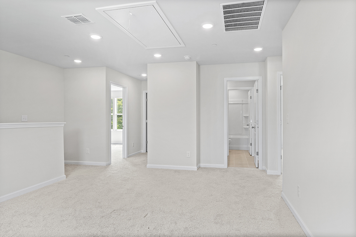 A room with white walls.