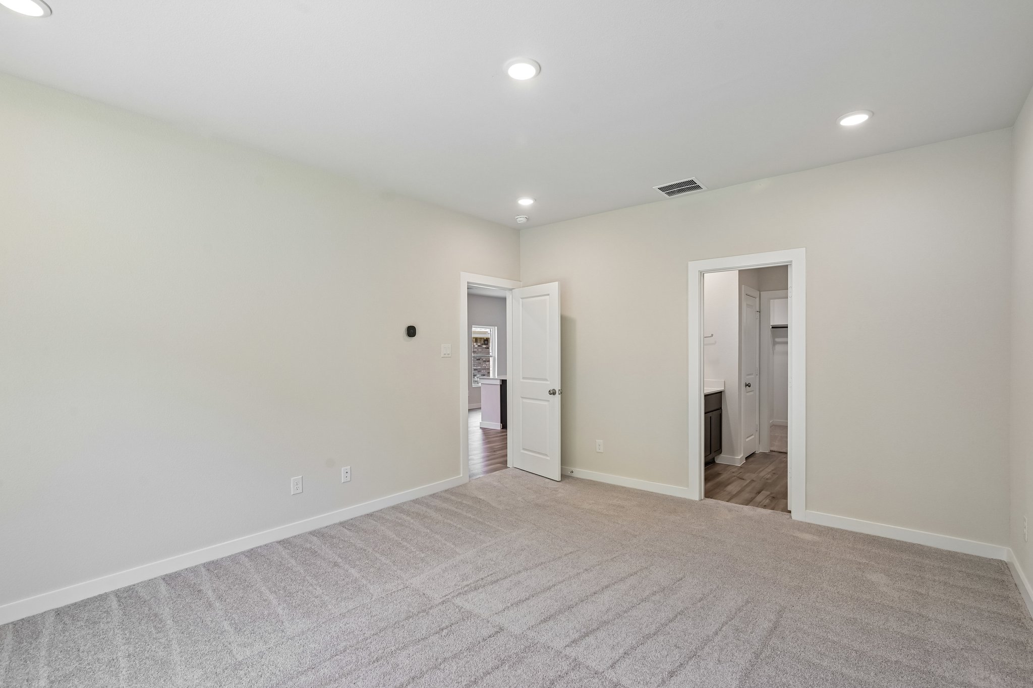 A room with white walls.