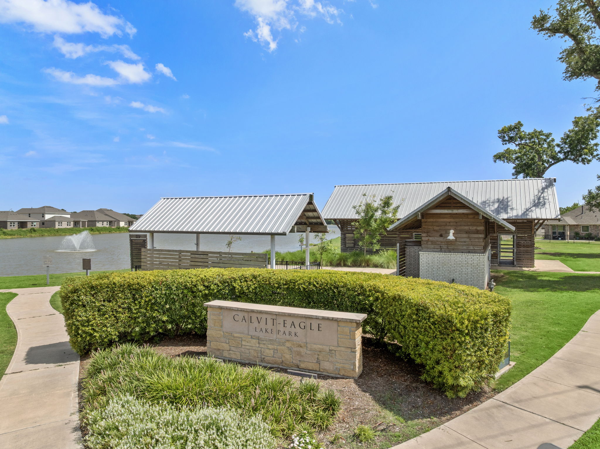 A building with a sign in front of it.