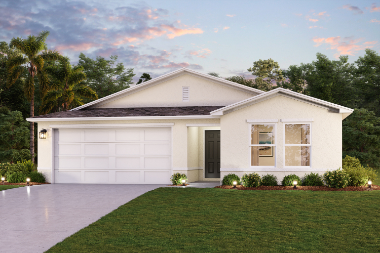 The Enclave at Scenic Terrace one-story stucco Prescott Plan Elevation A