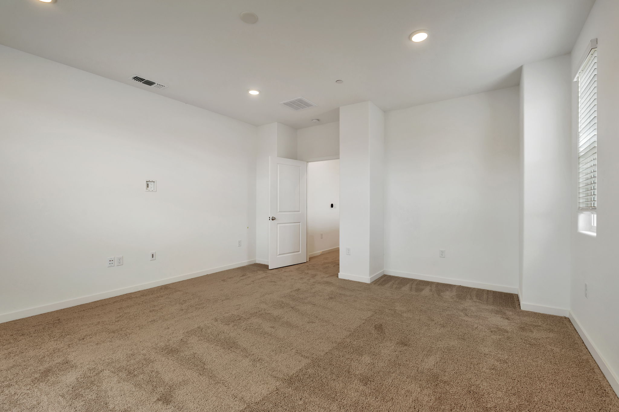 A room with white walls.